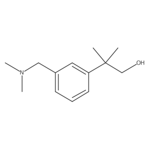 2-{3-[(Dimethylamino)methyl]phenyl}-2-methylpropan-1-ol Structure