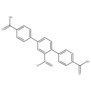2'-Nitro-[1,1':4',1''-terphenyl]-4,4''-dicarboxylic acid Structure