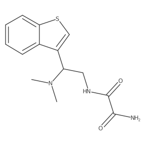 N1-(2-(benzo[b]thiophen-3-yl)-2-(dimethylamino)ethyl)oxalamide结构式