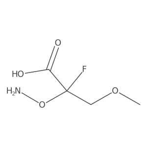 2-(Aminooxy)-2-fluoro-3-methoxypropanoic acid Structure