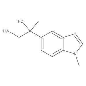 1-amino-2-(1-methyl-1H-indol-5-yl)propan-2-ol结构式