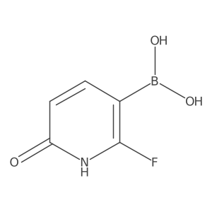 2-Fluoro-6-hydroxypyridine-3-boronic acid结构式