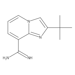 2-(Tert-butyl)imidazo[1,2-a]pyridine-8-carboximidamide Structure
