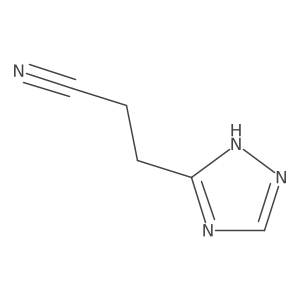 3-(1H-1,2,4-triazol-3-yl)propanenitrile Structure