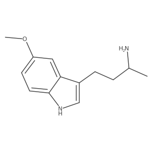 (2R)-4-(5-methoxy-1H-indol-3-yl)butan-2-amine结构式