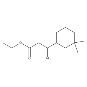 Ethyl 3-amino-3-(3,3-dimethylcyclohexyl)propanoate Structure