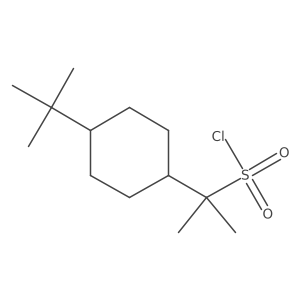 2-(4-Tert-butylcyclohexyl)propane-2-sulfonyl chloride Structure