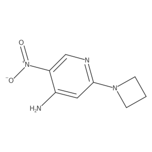 2-(Azetidin-1-yl)-5-nitropyridin-4-amine Structure