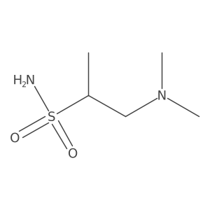 1-(Dimethylamino)propane-2-sulfonamide结构式
