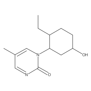 1-(2-Ethyl-5-hydroxycyclohexyl)-5-methyl-1,2-dihydropyrimidin-2-one结构式