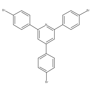 2,4,6-Tris(4-bromophenyl)pyridine Structure