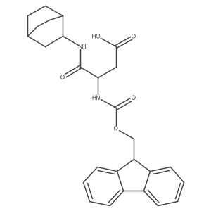 3-({bicyclo[2.2.2]octan-2-yl}carbamoyl)-3-({[(9H-fluoren-9-yl)methoxy]carbonyl}amino)propanoic acid Structure