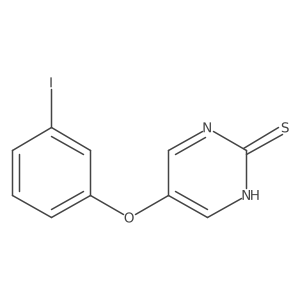5-(3-Iodophenoxy)pyrimidine-2-thiol Structure