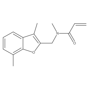 N-[(3,7-Dimethyl-1-benzofuran-2-yl)methyl]-N-methylprop-2-enamide Structure