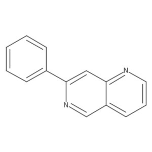 7-Phenyl-1,6-naphthyridine结构式