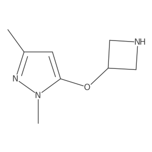 5-(azetidin-3-yloxy)-1,3-dimethyl-1H-pyrazole Structure