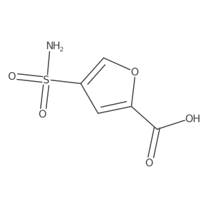 4-Sulfamoylfuran-2-carboxylic acid Structure
