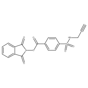 1,3-dioxo-2,3-dihydro-1H-isoindol-2-yl 4-[(prop-2-yn-1-yl)sulfamoyl]benzoate Structure