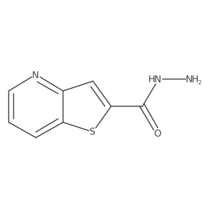 Thieno[3,2-b]pyridine-2-carbohydrazide Structure