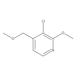 3-Chloro-2-methoxy-4-(methoxymethyl)pyridine Structure