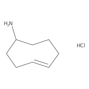 (4Z)-cyclooct-4-en-1-amine hydrochloride Structure