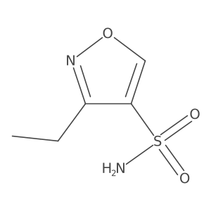 3-Ethyl-1,2-oxazole-4-sulfonamide Structure