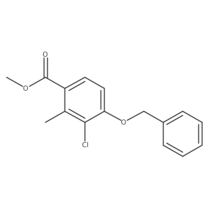 Methyl 4-(benzyloxy)-3-chloro-2-methylbenzoate Structure