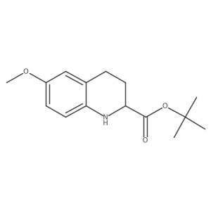 Tert-butyl 6-methoxy-1,2,3,4-tetrahydroquinoline-2-carboxylate Structure