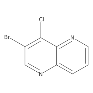 3-Bromo-4-chloro-1,5-naphthyridine结构式