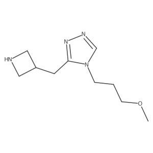 3-[(azetidin-3-yl)methyl]-4-(3-methoxypropyl)-4H-1,2,4-triazole Structure