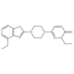 2-Ethyl-6-[4-(4-ethyl-1,3-benzothiazol-2-yl)piperazin-1-yl]-2,3-dihydropyridazin-3-one结构式