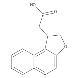 (R)-2-(1,2-Dihydronaphtho[2,1-b]furan-1-yl)acetic acid Structure