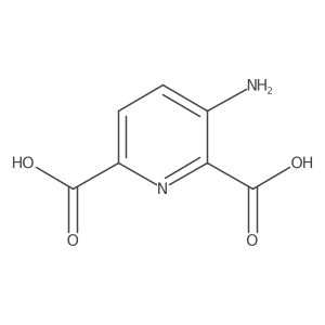 3-Aminopyridine-2,6-dicarboxylic acid Structure