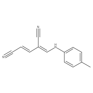 4-(4-Toluidinomethylene)-2-pentenedinitrile Structure