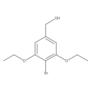(4-Bromo-3,5-diethoxyphenyl)methanol结构式