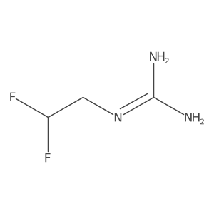 1-(2,2-Difluoroethyl)guanidine结构式