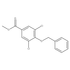Methyl 4-(benzyloxy)-3,5-dichlorobenzoate Structure