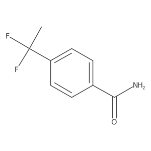 4-(1,1-Difluoroethyl)benzamide结构式