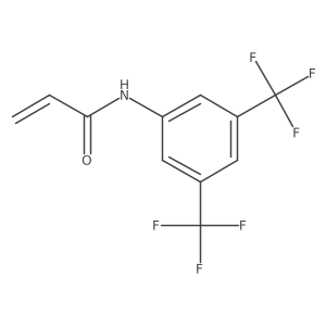 N-(3,5-bis(trifluoromethyl)phenyl)acrylamide结构式