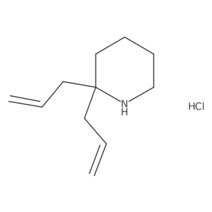2,2-Diallylpiperidine hydrochloride结构式