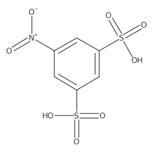 5-Nitro-1,3-benzenedisulfonic acid结构式