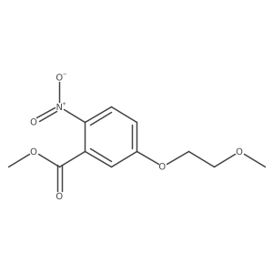 Methyl 5-(2-methoxyethoxy)-2-nitrobenzoate Structure
