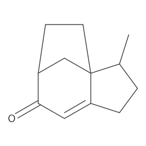 1H-3a,6-Methanoazulen-7(4H)-one, 2,3,5,6-tetrahydro-3-methyl-, (3I+/-,3aI+/-,6I+/-)- Structure