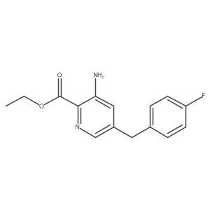 Ethyl 3-amino-5-(4-fluorobenzyl)picolinate Structure