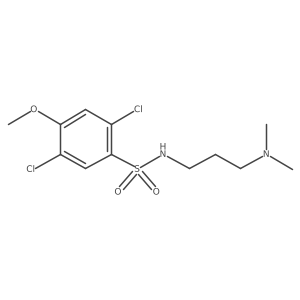 [(2,5-Dichloro-4-methoxyphenyl)sulfonyl][3-(dimethylamino)propyl]amine Structure