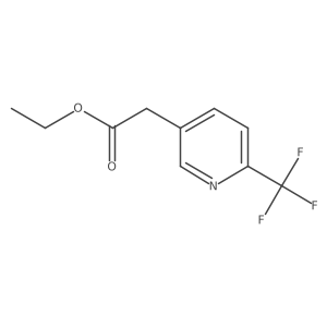 (6-Trifluoromethylpyridin-3-yl)-acetic acid ethyl ester Structure