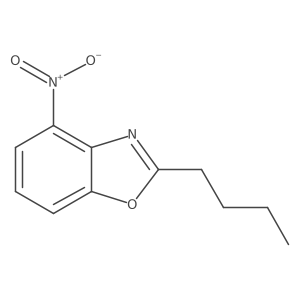 2-Butyl-4-nitro-1,3-benzoxazole结构式
