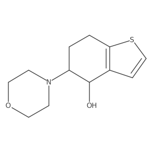 5-Morpholin-4-yl-4,5,6,7-tetrahydro-1-benzothiophen-4-ol Structure