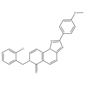 7-(2-chlorobenzyl)-2-(4-methoxyphenyl)pyrido[3,4-e][1,2,4]triazolo[1,5-a]pyrimidin-6(7H)-one Structure