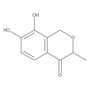 7,8-Dihydroxy-3-methylisochroman-4-one Structure